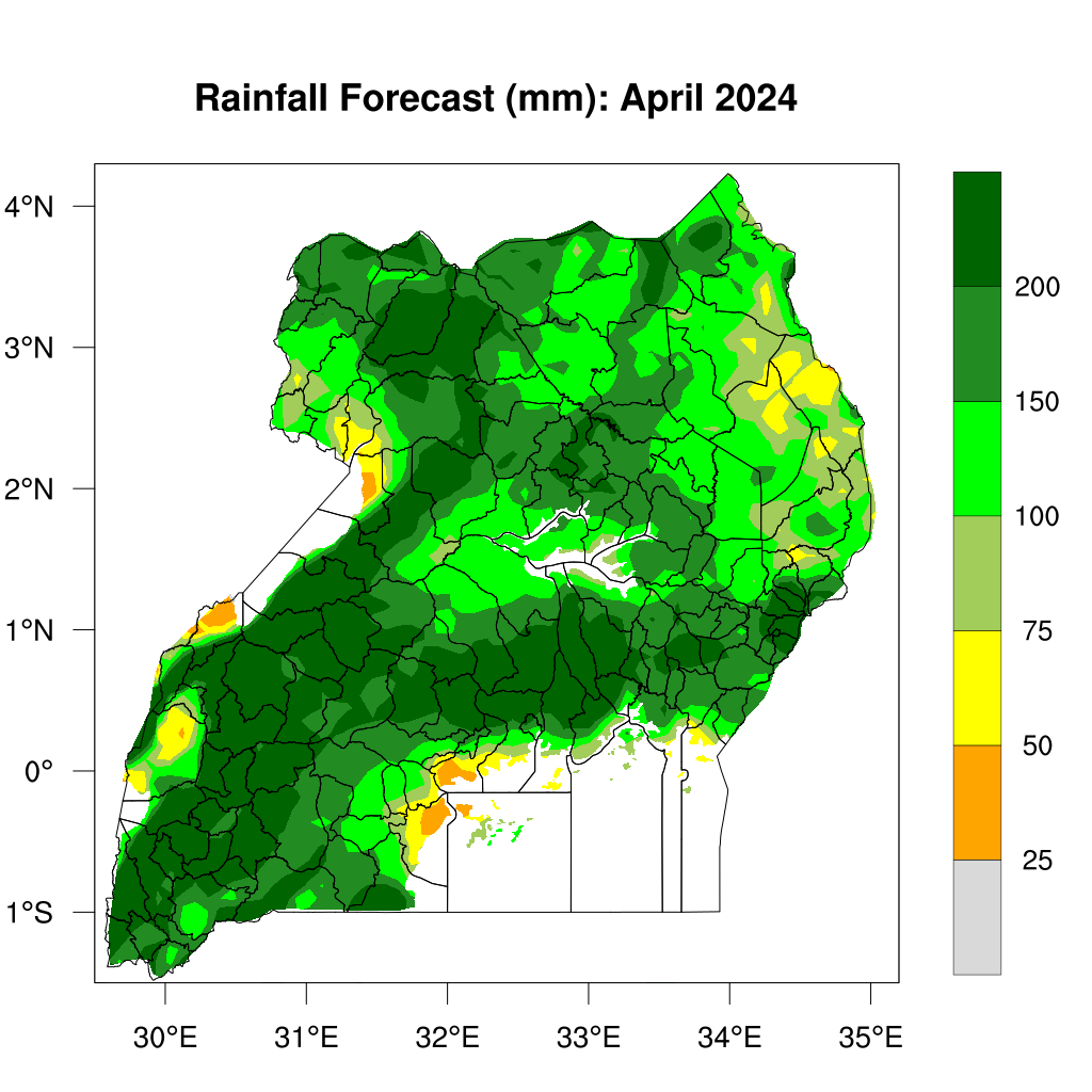 Rainfall Outlook for April 2024